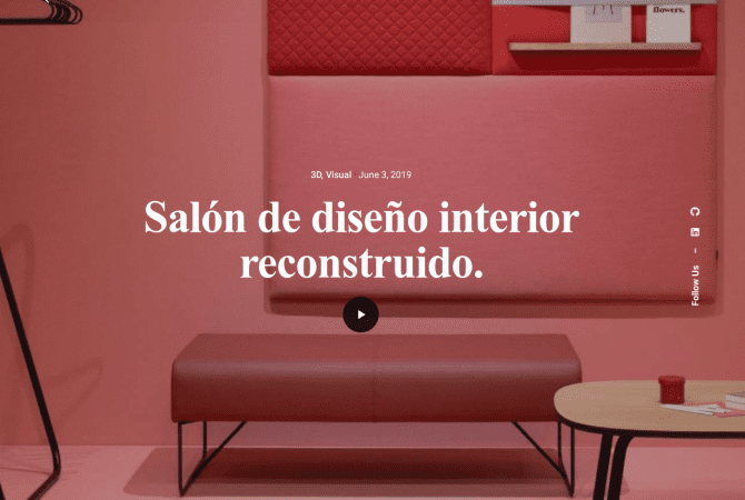 Salon interior design